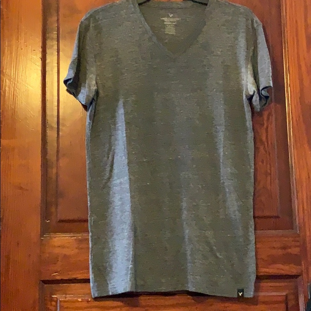 Gray V-Neck